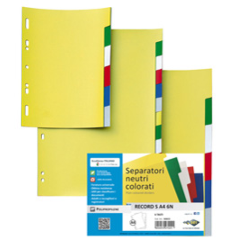 SEPARATORE 6 TASTI 15X21 PPL RECORD SA56N SEI